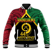 Vanuatu 44th Independence Anniversary Baseball Jacket LT7 Unisex Colorful - Polynesian Pride