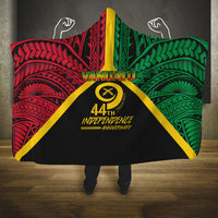 Vanuatu 44th Independence Anniversary Hooded Blanket LT7 One Size Colorful - Polynesian Pride