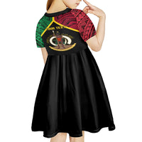 Vanuatu 44th Independence Anniversary Kid Short Sleeve Dress