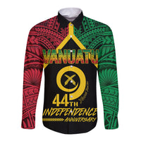 Vanuatu 44th Independence Anniversary Long Sleeve Button Shirt