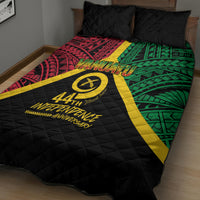 Vanuatu 44th Independence Anniversary Quilt Bed Set LT7 - Polynesian Pride