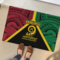 Vanuatu 44th Independence Anniversary Rubber Doormat LT7 - Polynesian Pride