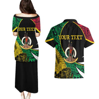 Vanuatu Independence Day Yumi 44 Couples Matching Puletasi and Hawaiian Shirt LT7 - Polynesian Pride