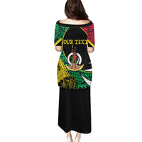 Vanuatu Independence Day Yumi 44 Family Matching Puletasi and Hawaiian Shirt LT7 - Polynesian Pride