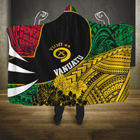 Vanuatu Independence Day Yumi 44 Hooded Blanket LT7 One Size Colorful - Polynesian Pride