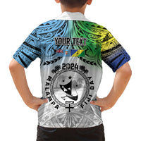 Malampa Fiji Day Kid Hawaiian Shirt Gradient Style