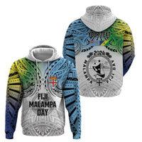 Malampa Fiji Day Zip Hoodie Gradient Style