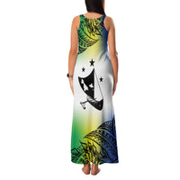 Malampa Day Family Matching Tank Maxi Dress and Hawaiian Shirt Emblem Gradient Style LT7 - Polynesian Pride
