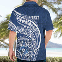 Tonga Queen Salote College Personalized Hawaiian Shirt Ngatu Tokelaufeletoa Motifs