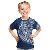 Tonga Queen Salote College Personalized Kid T Shirt Ngatu Tokelaufeletoa Motifs