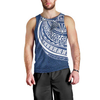 Tonga Queen Salote College Personalized Men Tank Top Ngatu Tokelaufeletoa Motifs