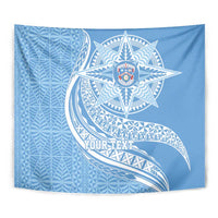 Tonga Apifo'ou Kolisi Personalized Tapestry Ngatu Tokelaufeletoa Motifs