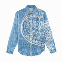 Tonga Apifo'ou Kolisi Personalized Women Casual Shirt Ngatu Tokelaufeletoa Motifs