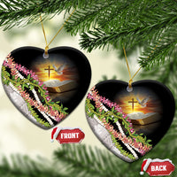 Hawaii Mokihana Mix Pikake Leis Mahalo 'Olelo Ceramic Ornament Black