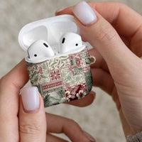 Aloha Hawaii Pastel Christmas Patchwork AirPods Case Classic Style LT7 - Polynesian Pride