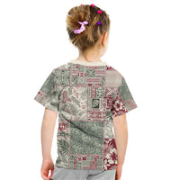Aloha Hawaii Pastel Christmas Patchwork Kid T Shirt Classic Style - Polynesian Pride