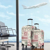 Aloha Hawaii Pastel Christmas Patchwork Luggage Cover Classic Style - Polynesian Pride