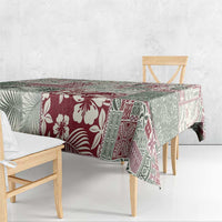 Aloha Hawaii Pastel Christmas Patchwork Tablecloth Classic Style LT7 - Polynesian Pride
