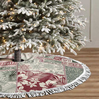 Aloha Hawaii Pastel Christmas Patchwork Tree Skirt Classic Style - Polynesian Pride