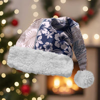 Aloha Hawaii Pastel Christmas Patchwork Christmas Santa Hat Rustic Style - Polynesian Pride