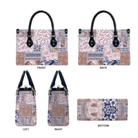 Aloha Hawaii Pastel Christmas Patchwork Leather Bag Rustic Style - Polynesian Pride