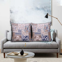 Aloha Hawaii Pastel Christmas Patchwork Pillow Cover Rustic Style - Polynesian Pride