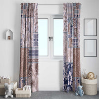 Aloha Hawaii Pastel Christmas Patchwork Window Curtain Rustic Style LT7 - Polynesian Pride