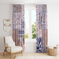 Aloha Hawaii Pastel Christmas Patchwork Window Curtain Rustic Style LT7 - Polynesian Pride
