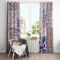 Aloha Hawaii Pastel Christmas Patchwork Window Curtain Rustic Style LT7 - Polynesian Pride