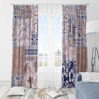 Aloha Hawaii Pastel Christmas Patchwork Window Curtain Rustic Style LT7 - Polynesian Pride