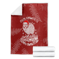 New Zealand Christmas Blanket Silver Fern Mix Kiwi Bird Ver01 LT7 - Polynesian Pride