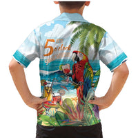 Aloha Hawaii Christmas Family Matching Mermaid Dress and Hawaiian Shirt It's 5 o'clock Somewhere