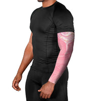 Breast Cancer Awareness Maori Aotearoa Arm Sleeves Manta Ray - Pink Glaze - Polynesian Pride