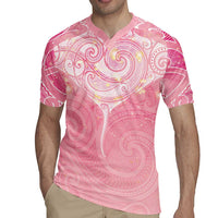 Breast Cancer Awareness Maori Aotearoa Rugby Jersey Manta Ray - Pink Glaze LT7 - Polynesian Pride