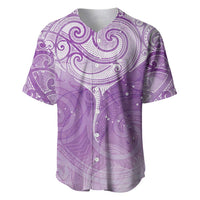 Epilepsy Awareness Maori Aotearoa Baseball Jersey Manta Ray - Purple Glaze - Polynesian Pride
