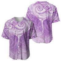 Epilepsy Awareness Maori Aotearoa Baseball Jersey Manta Ray - Purple Glaze LT7 - Polynesian Pride