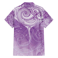 Epilepsy Awareness Maori Aotearoa Hawaiian Shirt Manta Ray - Purple Glaze LT7 - Polynesian Pride
