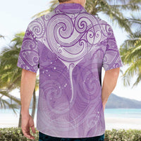 Epilepsy Awareness Maori Aotearoa Hawaiian Shirt Manta Ray - Purple Glaze LT7 - Polynesian Pride