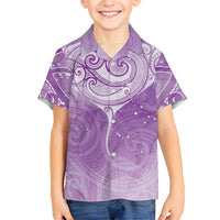 Epilepsy Awareness Maori Aotearoa Hawaiian Shirt Manta Ray - Purple Glaze LT7 - Polynesian Pride