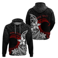 Valentine New Zealand Zip Hoodie Aotearoa Couple Maori Aroha Ki a Koe LT7 - Polynesian Pride