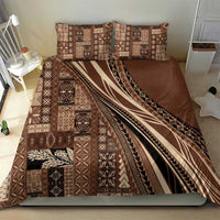 Pasifika Women's Day - Samoa Siapo Malu Tattoo Inspired Bedding Set Brown LT7 - Polynesian Pride
