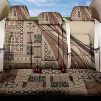 Pasifika Women's Day - Samoa Siapo Malu Tattoo Inspired Back Car Seat Cover Beige LT7 One Size Beige - Polynesian Pride
