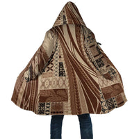 Pasifika Women's Day - Samoa Siapo Malu Tattoo Inspired Cloak Beige LT7 Unisex Beige - Polynesian Pride