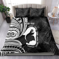 Mother's Day Bedding Set Polynesia Vintage Hibiscus - Black LT7 - Polynesian Pride