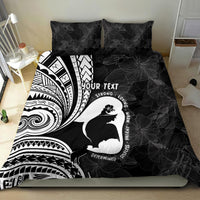 Mother's Day Bedding Set Polynesia Vintage Hibiscus - Black LT7 - Polynesian Pride