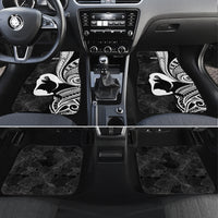 Mother's Day Car Mats Polynesia Vintage Hibiscus - Black LT7 Set 4pcs Black - Polynesian Pride