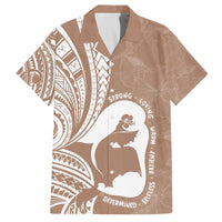 Mother's Day Hawaiian Shirt Polynesia Vintage Hibiscus - Brown LT7 Brown - Polynesian Pride