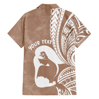 Mother's Day Hawaiian Shirt Polynesia Vintage Hibiscus - Brown LT7 - Polynesian Pride
