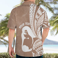 Mother's Day Hawaiian Shirt Polynesia Vintage Hibiscus - Brown LT7 - Polynesian Pride