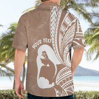 Mother's Day Hawaiian Shirt Polynesia Vintage Hibiscus - Brown LT7 - Polynesian Pride